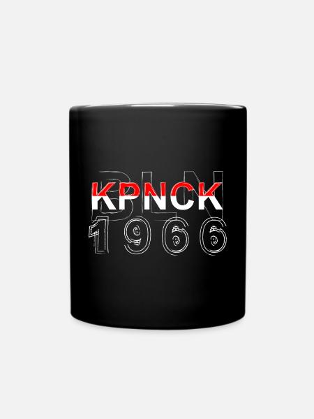 Berlin Köpenick Jahrgang 1966 55.Geburtstag - Tasse einfarbig - Schwarz