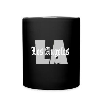 Los Angeles California - Full Colour Mug - black - Front
