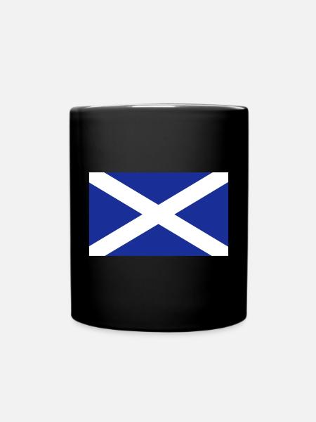 Schottland-Flagge - Tasse einfarbig - Schwarz