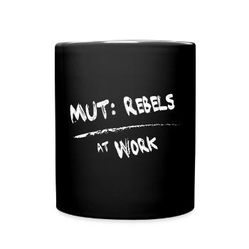MUT Rebels - Tasse einfarbig - Schwarz - Vorne