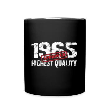Born in 1965, born in 1965, very fit and active - Full Colour Mug - black - Front