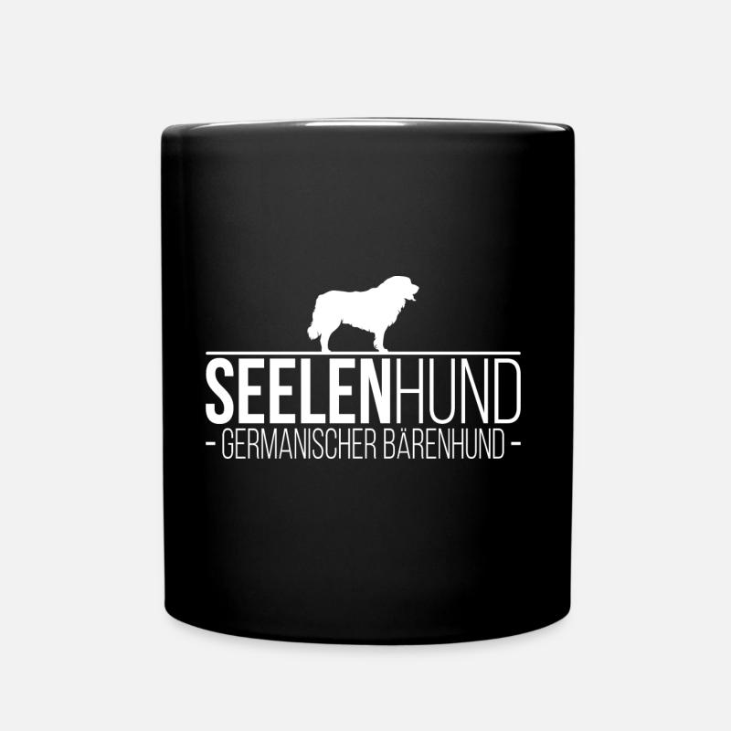 GERMANISCHER BÄRENHUND Seelenhund Hunde Wilsigns - Tasse einfarbig - Schwarz