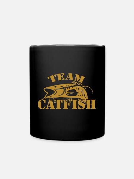Pescador de bagre Pescador Deportivo - Taza monocolor - negro