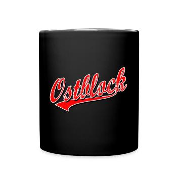 osten ostblock ossi ddr mauer retro vintage shirt - Tasse einfarbig - Schwarz - Vorne