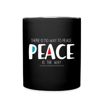 Peace 2 (dunkel) - Tasse einfarbig - Schwarz - Vorne