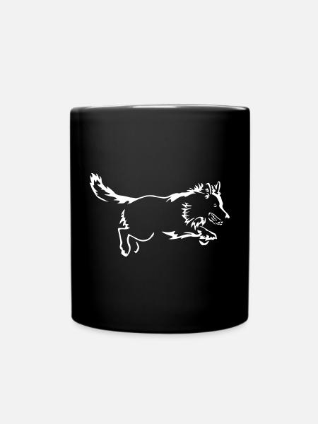 Deutscher Schäferhund "Black Edition" - Tasse einfarbig - Schwarz