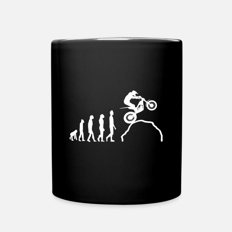 Trial Evolution Trials Motorcycle - Full Colour Mug - black