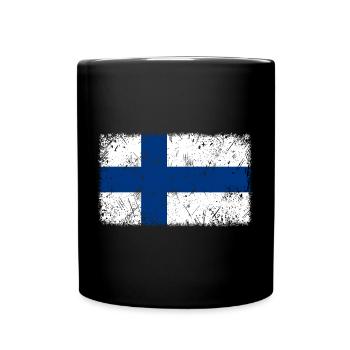 Finland - Full Colour Mug - black - Front