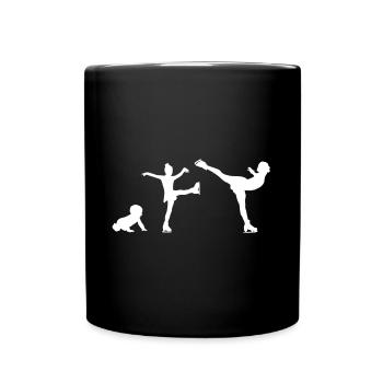 Patineur artistique Patinage artistique Patinage sur glace - Mug uni - noir - Devant