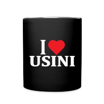 t-shirt Io amo Usini t-shirt Sardegna - Full Colour Mug - black - Front