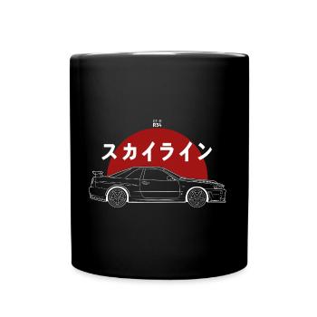 Skyline GT-R R34 Illustration - Mug uni - noir - Devant