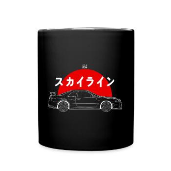 Skyline GT-R R34 Illustration - Mug uni - noir - Devant