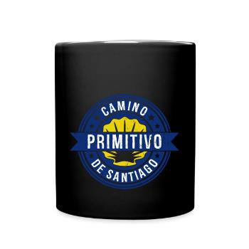 Buen Camino de Santiago de Compostela Jakobsweg - Full Colour Mug - black - Front