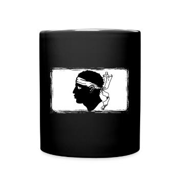 Corsica flag Corsica Flag Corsica Corsican - Full Colour Mug - black - Front