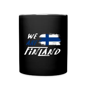 Wir sind Finnland - Tasse einfarbig - Schwarz - Vorne