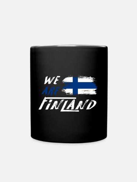 Wir sind Finnland - Tasse einfarbig - Schwarz