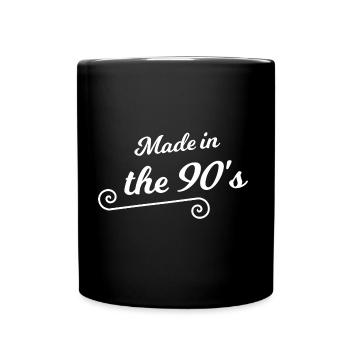 Les années quatre-vingt-dix - Mug uni - noir - Devant