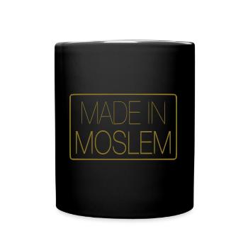 Made in Moslem - Tasse einfarbig - Schwarz - Vorne