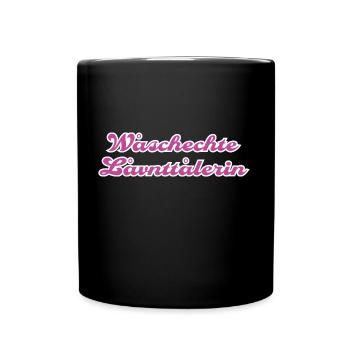 Woschechte Lovntolarin - Tasse einfarbig - Schwarz - Vorne