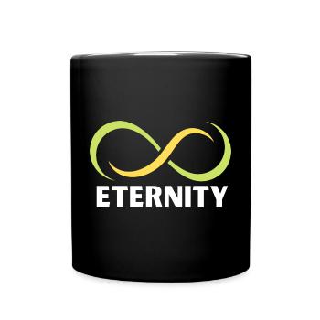 Emblème du ruban de l’infini de l’éternité - Mug uni - noir - Devant