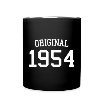 Original 1954 70. Geburtstag Männer Frauen 70 Jahre alt - Tasse einfarbig - Schwarz - Vorne