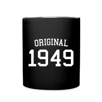 Original 1949 75e anniversaire hommes femmes 75 ans - Mug uni - noir - Devant