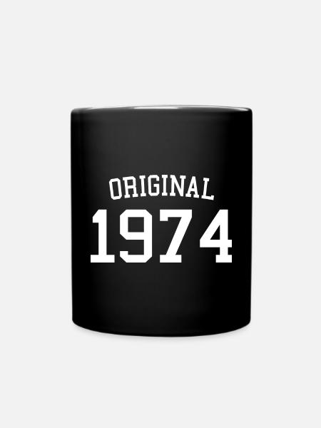 Original 1974 50e anniversaire hommes femmes 50 ans - Mug uni - noir