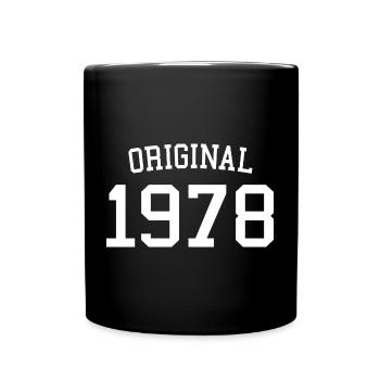 Original 1978 - 44 ans, 44e cadeau d’anniversaire - Mug uni - noir - Devant