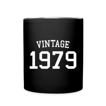 Millésime 1979 45e anniversaire hommes femmes 45 ans - Mug uni - noir - Devant