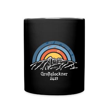 Großglockner Nationalpark Hohe Tauern Bergsteigen - Tasse einfarbig - Schwarz - Vorne