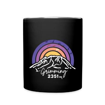 Grimming Steiermark Austria Dachstein Berg Wandern - Tasse einfarbig - Schwarz - Vorne
