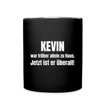 Kevin alone at home - Full Colour Mug - black - Front