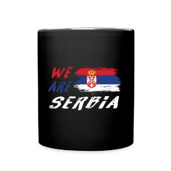 Nous sommes la Serbie - Mug uni - noir - Devant