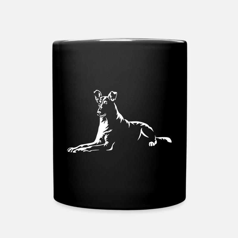 Collie "Black Edition" - Tasse einfarbig - Schwarz