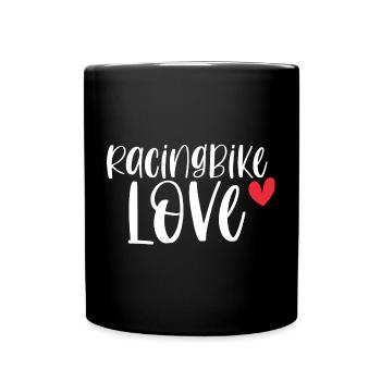 Bike Sport Cycling Cadeau Racingbike Love! - Mug uni - noir - Devant