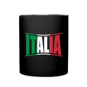 t-shirt Italie drapeau Italie Italie Italie - Mug uni - noir - Devant