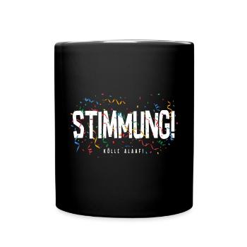 Stimmung - Konfetti - Tasse einfarbig - Schwarz - Vorne