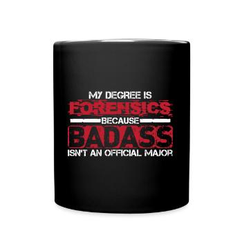 Criminalistique - Criminalistique - Enquêteurs sur les scènes de crime - Mug uni - noir - Devant