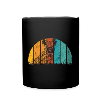 Skye Terrier Chien Vintage Rétro - Mug uni - noir - Devant