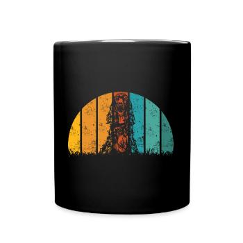 Sussex Spaniel Dog Vintage Retro - Mug uni - noir - Devant