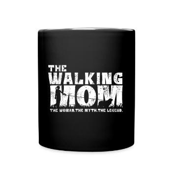 Sussex Spaniel Maman Mama Maîtresse Chien Maman Walking - Mug uni - noir - Devant
