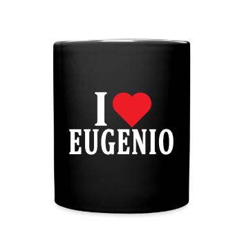 t-shirt I love Eugenio t-shirt gift idea - Full Colour Mug - black - Front