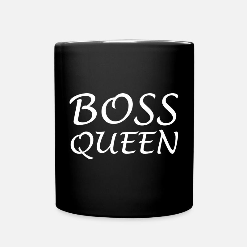 Boss Queen Gift Lady - Full Colour Mug - black