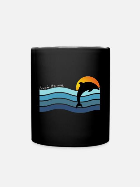 Wineglass Bay Australie - Mug uni - noir