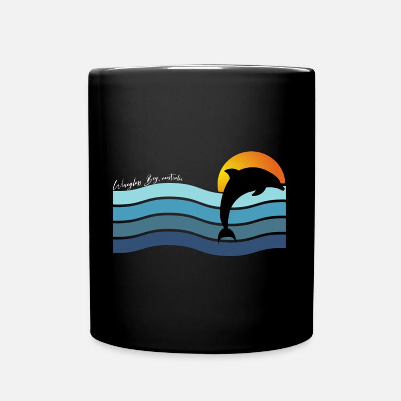 Wineglass Bay Australie - Mug uni - noir