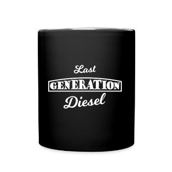 Dernière génération de conducteurs diesel - Mug uni - noir - Devant