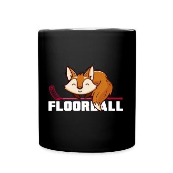 Floorball Floorball Trainer unihoc-Fuchs - Mug uni - noir - Devant