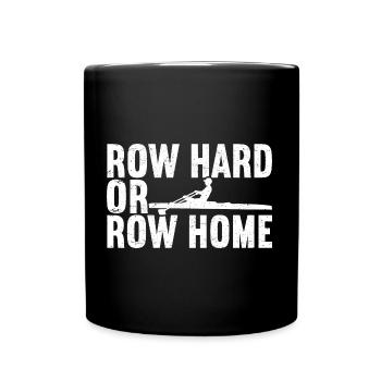 Aviron Bateau à rames Rameur - Mug uni - noir - Devant