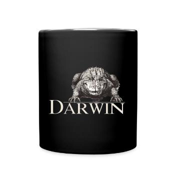 Darwin Aligator - Full Colour Mug - black - Front