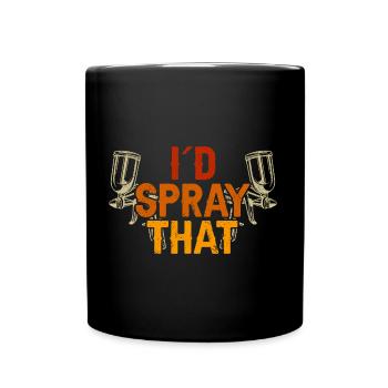 Auto-Karosserie-Lackierer Auto-Lackierer Auto-Lackierer - Tasse einfarbig - Schwarz - Vorne